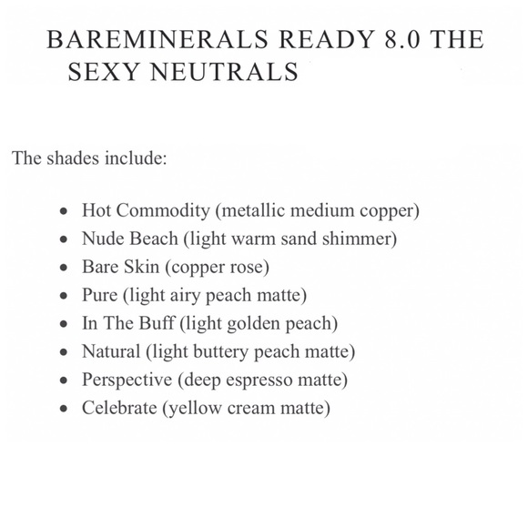 Bare Minerals Ready Eyeshadow 8.0 Palette - Picture 8 of 8